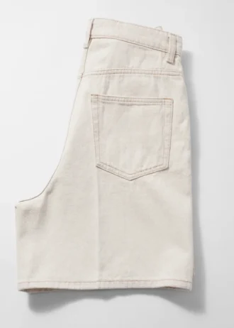 Denimshorts med vid ben