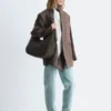 Dobbeltradet ullblazer