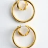 Doble hoop-Øredobber Doble hoop-Øredobber