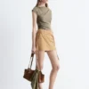 Drapert jersey-top