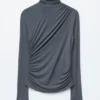 Drapert turtleneck-top Drapert turtleneck-top