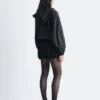 Elastiske shorts med bølget design Elastiske shorts med bølget design