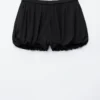 Elastiske shorts med bølget design Elastiske shorts med bølget design