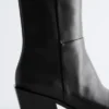 Elegante cowboystøvler i skinn