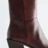 Elegante cowboystøvler i skinn