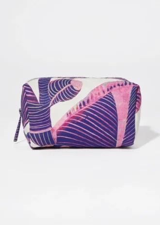 Fleur de Mimosa Canvas Beauty Pouch