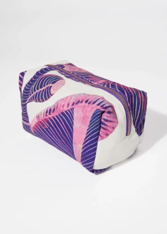 Fleur de Mimosa Canvas Beauty Pouch