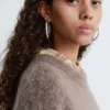Genser i mohairblanding Genser i mohairblanding