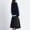 Grov ribbestrikket cardigan