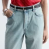 Høytlivsjeans med avsmalnende ben