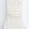 Jacquard-strikkede sokker