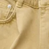 Jeans med folddetaljer