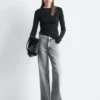 Jeans med nitter og vide jeans Jeans med nitter og vide jeans