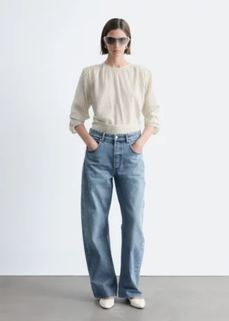 Jeans med utvidet ben