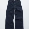 Jeans med vanlig, vid benvidde Jeans med vanlig, vid benvidde