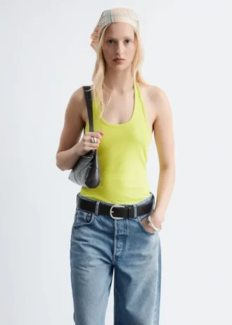 Jersey-body med halterneck