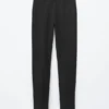 Jersey-leggings med pintuck