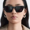 Kantete Cat Eye-solbriller Kantete Cat Eye-solbriller