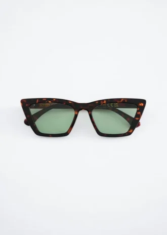 Kantete Cat Eye-solbriller