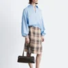 Knelang tartan-wrap-skjørt Knelang tartan-wrap-skjørt