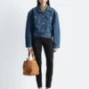 Kort denimjakke
