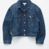 Kort denimjakke