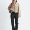 Kort overfarget denimjakke Kort overfarget denimjakke