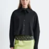 Kort oversized bomullsskjorte