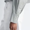 Kort oversized bomullsskjorte