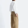 Kort oversized bomullsskjorte
