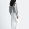 Kort oversized bomullsskjorte