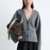 Kort strikket cardigan Kort strikket cardigan