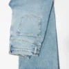 Korte jeans med vide jeans