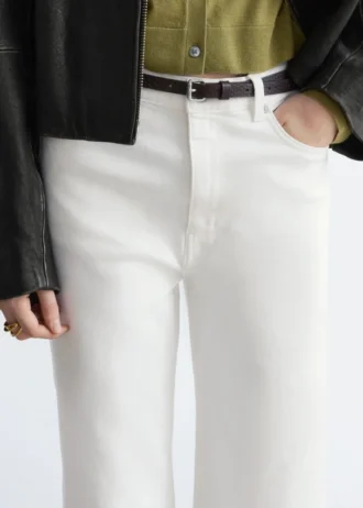 Korte jeans med vide jeans