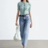 Korte jeans med vide jeans Korte jeans med vide jeans