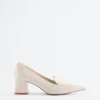 Lær Loafer Pumps