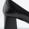 Lær Loafer Pumps