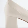 Lær Loafer Pumps