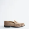 Lærpennyloafers