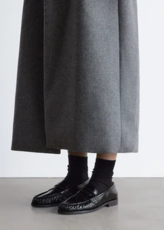 Lærpennyloafers