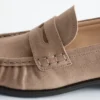 Lærpennyloafers