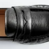 Lærpennyloafers