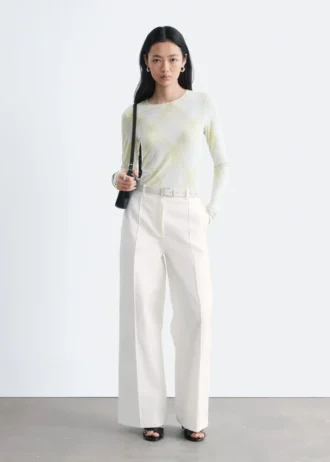 Langermet jersey-top