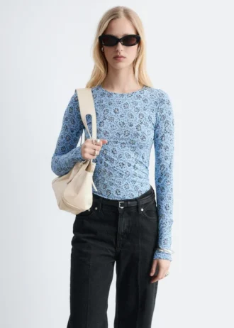 Langermet jersey-top