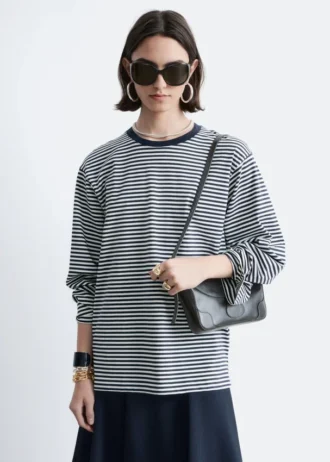 Langermet jersey-top
