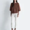 Leggings i pointelle-strikk