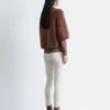 Leggings i pointelle-strikk