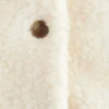 Maxikåpe i ull og shearling Maxikåpe i ull og shearling