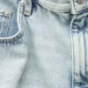 Midi-skjørt i denim
