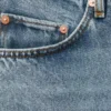 Midi-skjørt i denim